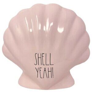 NEW! Rae Dunn "SHELL YEAH!" Seashell in Light Pink Beach BarbieCore Valentines
